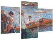 Obraz - Auguste Renoir, Oarsmen at Chatou, reprodukcia (90x60 cm)