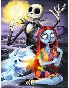 783875 NORIMPEX 5D Diamantová mozaika - Predvianočná nočná mora