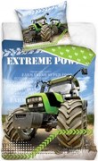 Bavlnené posteľné obliečky Traktor - Extreme Power - 100% bavlna Renforcé - 70 x 90 cm + 140 x 200 cm