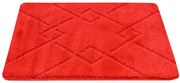 Kúpeľňový koberček Moreno Red červený, kosoštvorce