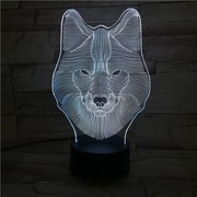 3Dmix 3D-MTV052 - Motív pre 3D LED nočnú lampu - Vlk