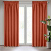 ZÁVES NA PÁSKE RITA 140X270 CM TEHLOVÁ