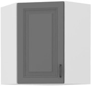 Skrinka do kuchyne STILO DUSTGREY/biely 60X60 GN-72 2F (45°)