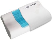 VISCOPUR Anatomický vankúš VISCOPUR® COOL GEL s gélovou vrstvou profilovaný - 30x50 cm