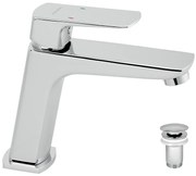 Novaservis Nobless Ego, umývadlová batéria s odtokovou zátkou typu ClickClack, chrómová, 43003-0