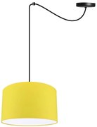 Závesné svietidlo Indigo Spider, 1x textilné tienidlo (výber z 10 farieb), (výber z 2 farieb konštrukcie)