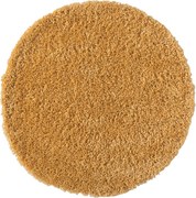 Kusový koberec My Shaggy goldgelb kruh, 120x120 (priemer) kruh, žltá, chodba / predsieň, My Flair