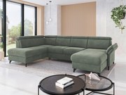 XXXLutz SEDACIA SÚPRAVA, textil, tmavozelená Sit & More - Sedačky - 00014402589X