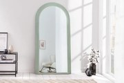 Nástenné zrkadlo Art Deco 160cm šalvia zelená