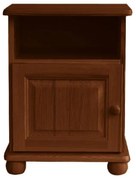 ComfortMatrace Nočný stolík z masívu GABRIEL Barva: orech