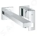 Grohe Eurocube - Umývadlová batéria pod omietku, 2-otvorová inštalácia, chróm 23447000