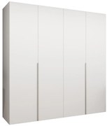 Skriňa Alicante I 200 biela/strieborný