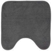 Antracitová WC kúpeľňová predložka 45x45 cm Vitamine – douceur d'intérieur