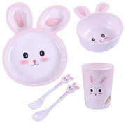 Sada detského riadu 5D pre deti - Bunny