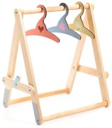 Pomea - Drevený vešiak na oblečenie pre bábiky