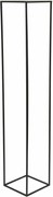 STOJAN NA KVETINÁČ SIMPLE 130X24X24 CM ČIERNA