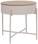 Kovový okrúhly odkladací stolík ø 40 cm Sisco – House Nordic