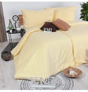 Obliečky damaškové zlaté EMI, Štandardný set jednolôžko obsahuje 1x 140x200 + 1x 70x90