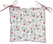 Bavlnený podsedák s výplňou s motívom lesných jahôd Wild Strawberries - 40 * 40 cm