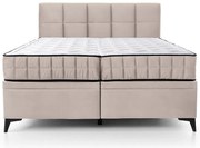 Posteľ Greta 160/200 Amon 17 béžová + matrac