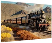 Obraz - Parná lokomotíva (90x60 cm)