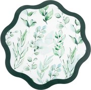 Podložka pod tanier JANE zelená / biela (6 ks)