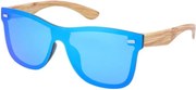 Modré polarizačné okuliare Wayfarer "Polar Hunter"