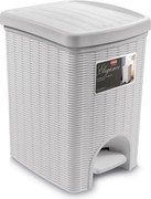 STEFANPLAST Odpadkový kôš 20 l, 31 × 27,5 × 39 cm, biely
