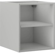 Mexen Box-A, otvorená skrinka s policou 40 cm, sivá matná, 91AX2-0400-470-0-62