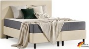 Kontinentálna posteľ Emma Classic boxspring ONE 200x180 krémová