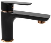 Batéria umývadlová Rav-Slezak Vltava 142mm čierne/zlato VT426.0CMATZ