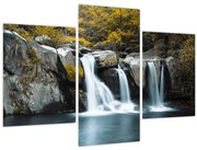 Obraz - Vodopády, Lushan, Čína (90x60 cm)