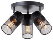Brilliant - Bodové svietidlo KAMOLO 3xE27/40W/230V čierne