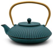 Modrá liatinová kanvica na čaj 1,1 l Linhai – Bredemeijer