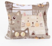Obliečka na vankúšik mikroplyš Exclusive 40 × 40 cm - Mačacia invázia