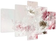 Obraz - Maľba ružových kvetov (150x105 cm)