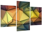 Obraz - Polygonálna 3D abstrakcia (90x60 cm)
