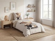 Detské obliečky z Renforcé bavlny TEDDY HENRY béžové Rozmer obliečky: 80 x 80 cm | 135 x 200 cm