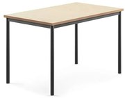 Stôl SONITUS, 1200x800x760 mm, linoleum - béžová, antracit