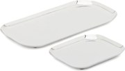 Servírovacie tácky v súprave 2 ks z nehrdzavejúcej ocele 15x29 cm Nirela – Kave Home