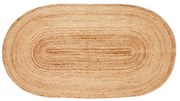 Jutový koberec v prírodnej farbe 100x200 cm Sage - Hübsch