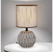 Orion LA 4-1224/1 - Stolná lampa PINIA 1xE14/25W/230V keramika béžová/šedá