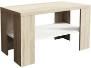 Konferenčný stolík Olga biely/sonoma