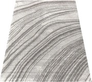 DY Sivý koberec s abstraktným vzorom Serenity 02 Rozmer: 80x150 cm