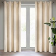 ZATEMŇOVACÍ ZÁVES NA KRÚŽKOCH RIA 140X250 CM BÉŽOVÁ