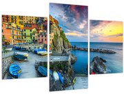 Obraz - Stredomorská dedina (90x60 cm)