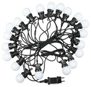 LED Vonkajšia reťaz STRING 10m 20xLED/0,5W/24/230V 3000K IP44