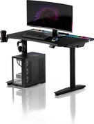 Elektrický herný stôl RGB s držiakmi, čierny, 120 cm: Diablo X-Forge 1200