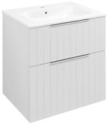 Sapho Sapho, CIRASA umývadlová skrinka 59,2x64x46cm, biela mat strip, CR601-3131S