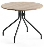 Stôl AROUND, Ø 900 mm, dub, antracit